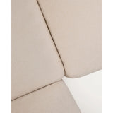 Modulares 5-Sitzer-Ecksofa Alea mit Bezug aus Chenille in Beige, 310 x 310 cm von Kave Home – Bild 9