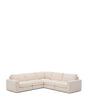 Modulares 5-Sitzer-Ecksofa Alea mit Bezug aus Chenille in Ecru, 310 x 310 cm von Kave Home – Produktbild 1