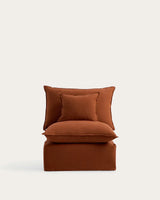 Modulares 6-Sitzer-Ecksofa Anarela mit abnehmbarem Bezug aus 100 % Leinen, 347 x 307 cm, FSC Mix Credit von Kave Home – Bild 3