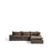 Modulares 6-Sitzer-Ecksofa Anarela mit abnehmbarem Bezug aus 100 % Leinen in Taupe, 347 x 307 cm, FSC Mix Credit von Kave Home – Bild 1