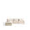 Modulares 6-Sitzer-Ecksofa Anarela mit abnehmbarem Bezug aus Leinen und Viskose in Beige, 307 x 347 cm, FSC Mix Credit von Kave Home – Bild 1