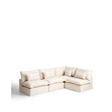 Modulares 6-Sitzer-Ecksofa Anarela mit abnehmbarem Bezug aus Leinen und Viskose in Beige, 327 x 217 cm / 217 x 327 cm, FSC Mix Credit von Kave Home – Bild 7