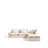 Modulares 6-Sitzer-Ecksofa Anarela mit abnehmbarem Bezug aus Leinen und Viskose in Beige, 347 x 307 cm, FSC Mix Credit von Kave Home – Bild 1
