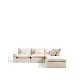 Modulares 6-Sitzer-Ecksofa Anarela mit abnehmbarem Bezug aus Leinen und Viskose in Beige, 347 x 307 cm, FSC Mix Credit von Kave Home – Bild 1