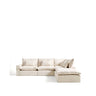 Modulares 6-Sitzer-Ecksofa Anarela mit abnehmbarem Bezug aus Leinen und Viskose in Beige, 347 x 307 cm, FSC Mix Credit von Kave Home – Bild 1