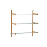 Modulares Regal Sitra 3 Regalbrettern aus Massivholz 110 cm FSC Mix Credit von Kave Home – Bild 1