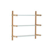 Modulares Regal Sitra 3 Regalbrettern aus Massivholz 110 cm FSC Mix Credit von Kave Home – Bild 1