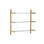 Modulares Regal Sitra 3 Regalbrettern aus Massivholz 110 cm FSC Mix Credit von Kave Home – Bild 1