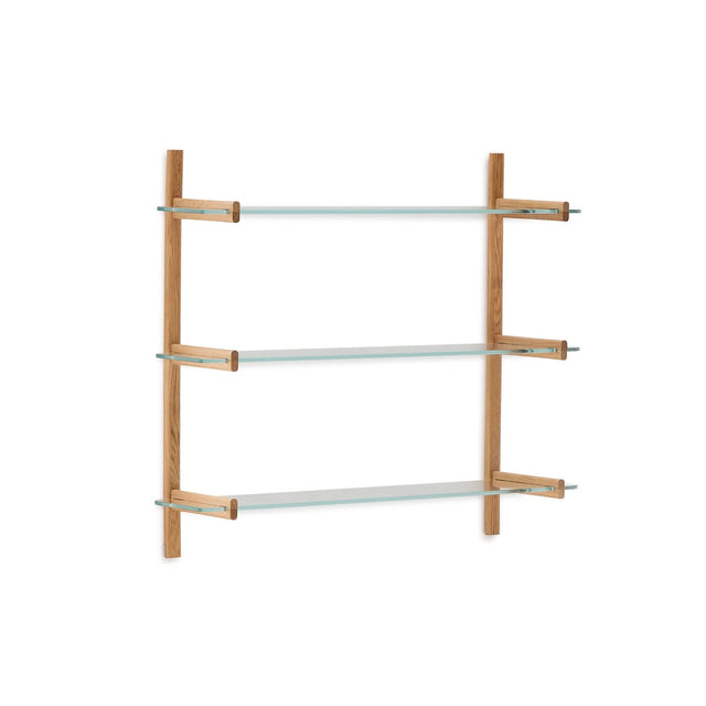Modulares Regal Sitra 3 Regalbrettern aus Massivholz 110 cm FSC Mix Credit von Kave Home – Bild 1