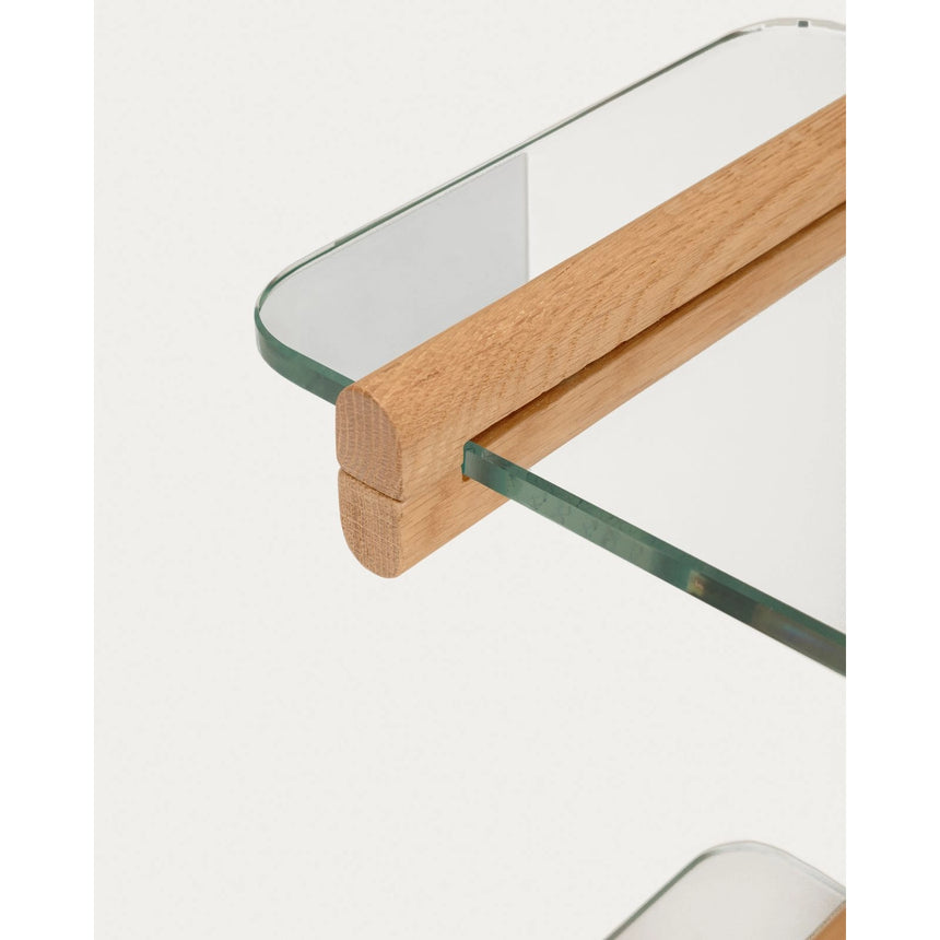 Modulares Regal Sitra 3 Regalbrettern aus Massivholz 110 cm FSC Mix Credit von Kave Home – Bild 6