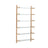 Modulares Regal Sitra 6 Regalbrettern aus Massivholz 110 cm FSC Mix Credit von Kave Home – Bild 1