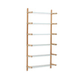 Modulares Regal Sitra 6 Regalbrettern aus Massivholz 110 cm FSC Mix Credit von Kave Home – Bild 1