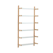 Modulares Regal Sitra 6 Regalbrettern aus Massivholz 110 cm FSC Mix Credit von Kave Home – Bild 1