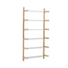Modulares Regal Sitra 6 Regalbrettern aus Massivholz 110 cm FSC Mix Credit von Kave Home – Bild 1