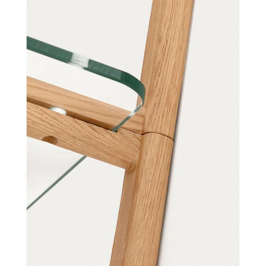 Modulares Regal Sitra 6 Regalbrettern aus Massivholz 110 cm FSC Mix Credit von Kave Home – Bild 8