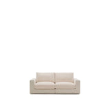 Modulares Sofa Alea für 3 Personen mit abnehmbarem Bezug aus Chenille in Beige, 220 cm von Kave Home – Bild 1