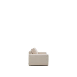Modulares Sofa Alea für 3 Personen mit abnehmbarem Bezug aus Chenille in Beige, 220 cm von Kave Home – Bild 5