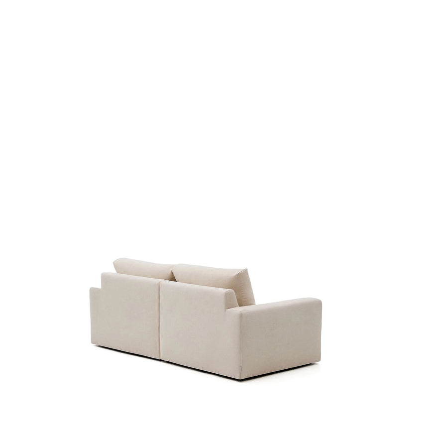 Modulares Sofa Alea für 3 Personen mit abnehmbarem Bezug aus Chenille in Beige, 220 cm von Kave Home – Bild 6