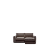 Modulares Sofa Alea für 3 Personen mit abnehmbarem Bezug aus Chenille mit Chaiselongue links, 220 cm von Kave Home – Bild 1