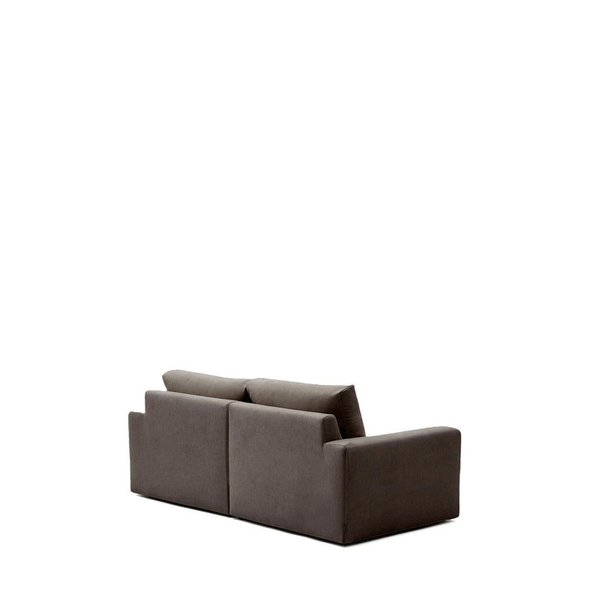 Modulares Sofa Alea für 3 Personen mit abnehmbarem Bezug aus Chenille mit Chaiselongue links, 220 cm von Kave Home – Bild 5