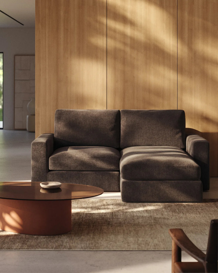 Modulares Sofa Alea für 3 Personen mit abnehmbarem Bezug aus Chenille mit Chaiselongue rechts, 220 cm von Kave Home – Bild 2