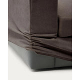 Modulares Sofa Alea für 3 Personen mit abnehmbarem Bezug aus Chenille mit Chaiselongue rechts, 220 cm von Kave Home – Bild 9