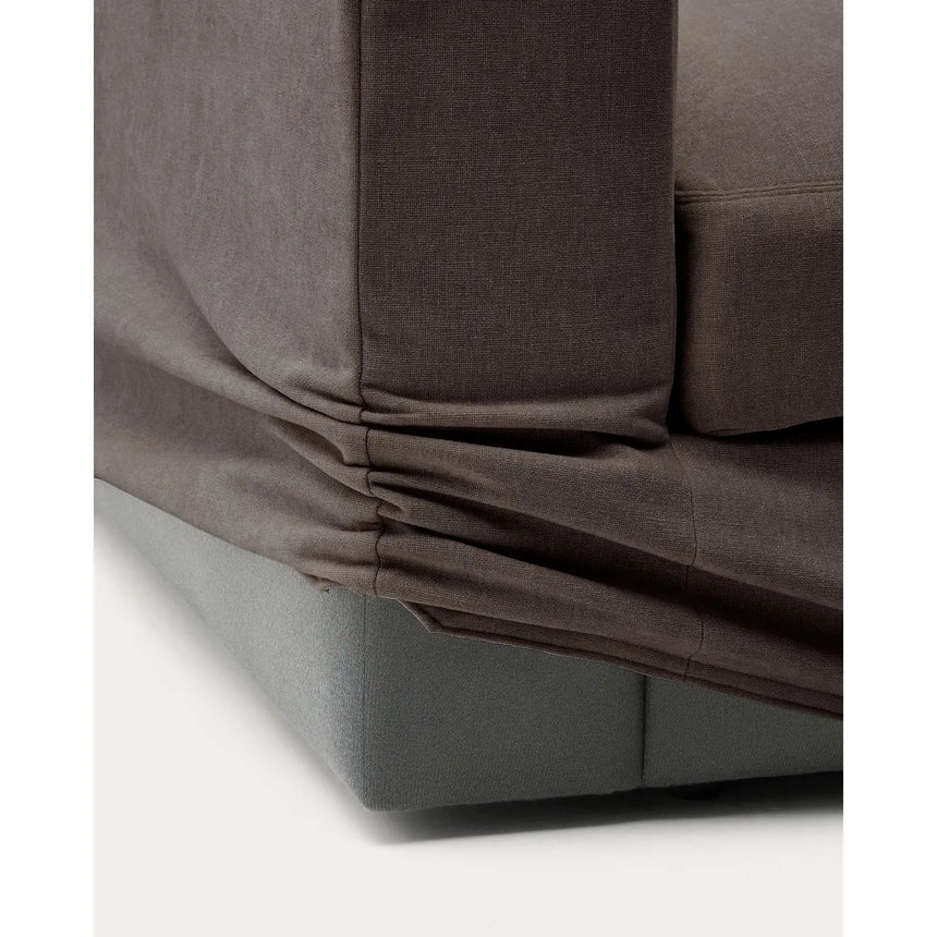 Modulares Sofa Alea für 3 Personen mit abnehmbarem Bezug aus Chenille mit Chaiselongue rechts, 220 cm von Kave Home – Bild 9