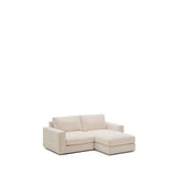 Modulares Sofa Alea für 3 Personen mit abnehmbarem Bezug aus Chenille mit Chaiselongue rechts in Beige, 220 cm von Kave Home – Bild 4