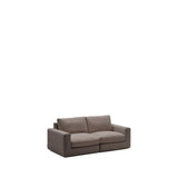 Modulares Sofa Alea für 3 Personen mit abnehmbarem Bezug aus dunkelbrauner Chenille, 220 cm von Kave Home – Produktbild 4