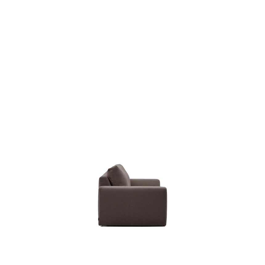 Modulares Sofa Alea für 3 Personen mit abnehmbarem Bezug aus dunkelbrauner Chenille, 220 cm von Kave Home – Produktbild 5