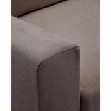 Modulares Sofa Alea für 3 Personen mit abnehmbarem Bezug aus dunkelbrauner Chenille, 220 cm von Kave Home – Produktbild 9