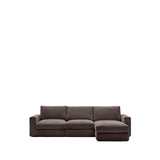 Modulares Sofa Alea für 4 Personen mit abnehmbarem Bezug aus Chenille mit Chaiselongue links, 310 cm von Kave Home – Bild 1