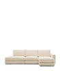 Modulares Sofa Alea für 5 Personen mit abnehmbarem Bezug aus Chenille mit Chaiselongue rechts in Ecru, 340 cm von Kave Home – Produktbild 1