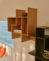 Modularregal Ina aus Eichenfurnier mit Finish in natürlichem Farbton 80 x 80 cm FSC 100% von Kave Home – Bild 2