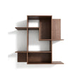 Modularregal Ina aus Eschenfurnier mit Finish in Nussbaumton 80 x 80 cm FSC 100% von Kave Home – Bild 1