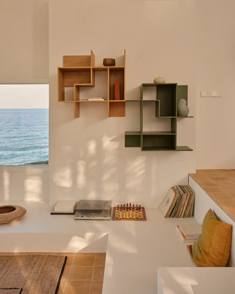 Modularregal Ina aus grün lackiertem MDF 80 x 80 cm FSC 100% von Kave Home – Bild 3