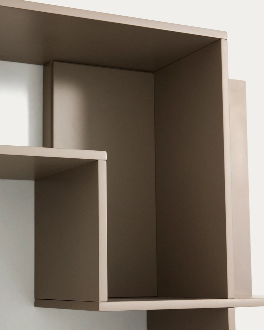 Modularregal Ina aus taupefarben lackiertem MDF 80 x 80 cm FSC 100% von Kave Home – Bild 5