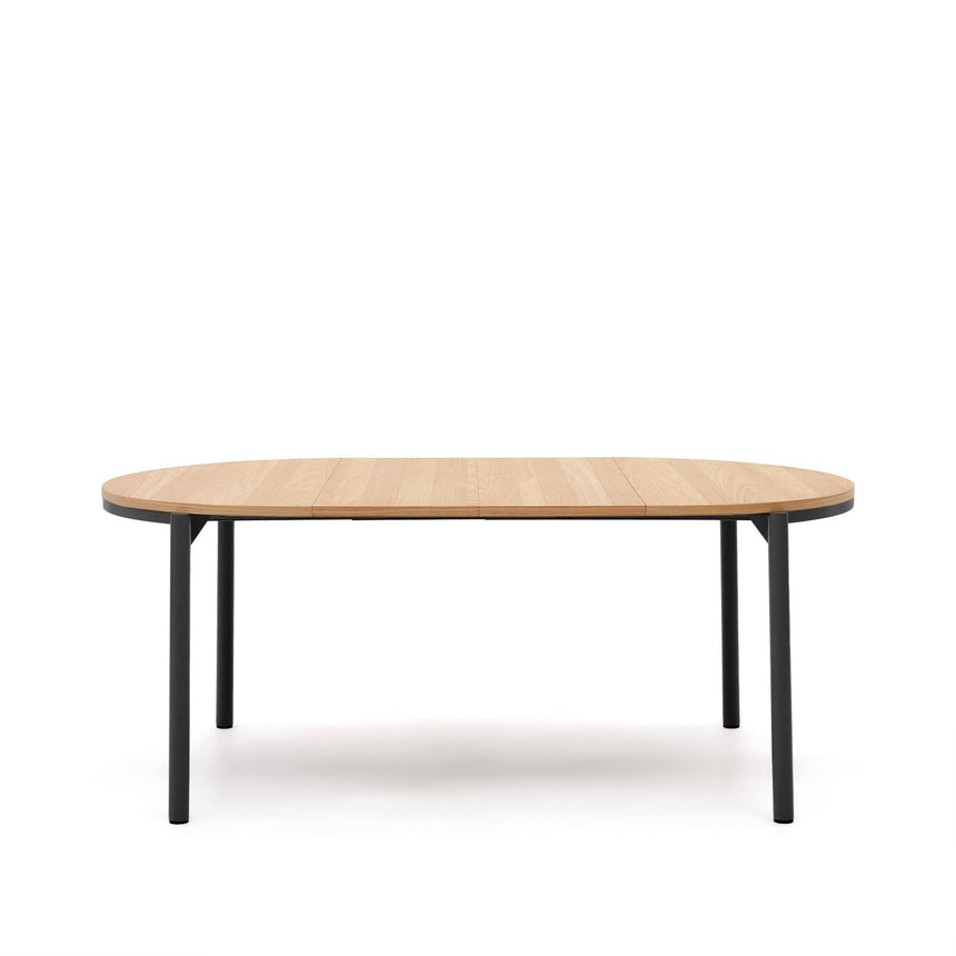 Montuiri runder Ausziehtisch Eichenfurnier Ø 120 (200) cm von Kave Home – Bild 8