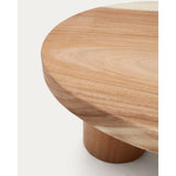 Mosi Couchtisch aus massivem Mungurholz Ø 90 x 60 cm von Kave Home – Bild 10