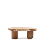 Mosi Couchtisch aus massivem Mungurholz Ø 90 x 60 cm von Kave Home – Bild 5