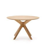 Naanim runder Tisch aus Eichenfurnier Ø 120 cm von Kave Home – Produktbild 7