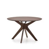 Naanim runder Tisch aus Nussholzfurnier Ø 120 cm von Kave Home – Produktbild 2