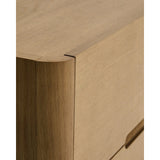 Nachttisch Arelida aus Furnier und massivem Eichenholz mit hellbraunem Finish 65 x 50 cm FSC Mix Credit von Kave Home – Bild 11