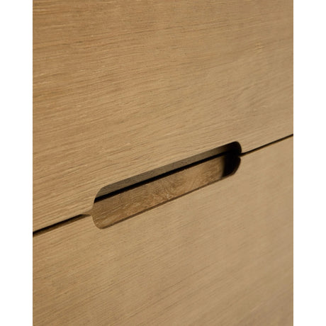 Nachttisch Arelida aus Furnier und massivem Eichenholz mit hellbraunem Finish 65 x 50 cm FSC Mix Credit von Kave Home – Bild 12
