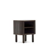 Nachttisch Mailen aus Eschenfurnier mit dunklem Finish 50 x 55 cm von Kave Home – Produktbild 14