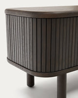 Nachttisch Mailen aus Eschenfurnier mit dunklem Finish 50 x 55 cm von Kave Home – Produktbild 2