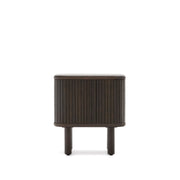 Nachttisch Mailen aus Eschenfurnier mit dunklem Finish 50 x 55 cm von Kave Home – Produktbild 9