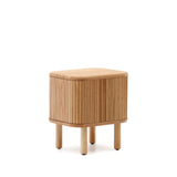 Nachttisch Mailen aus Eschenfurnier mit natürlichem Finish 50 x 55 cm von Kave Home – Produktbild 10