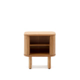 Nachttisch Mailen aus Eschenfurnier mit natürlichem Finish 50 x 55 cm von Kave Home – Produktbild 12