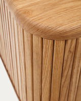 Nachttisch Mailen aus Eschenfurnier mit natürlichem Finish 50 x 55 cm von Kave Home – Produktbild 2